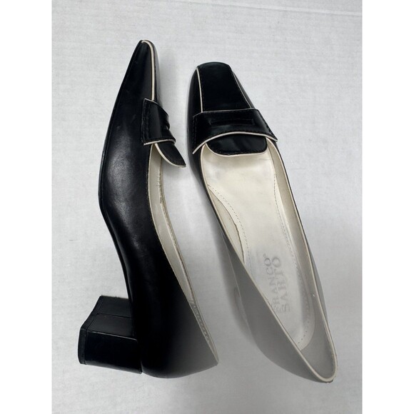 Franco Sarto Julia Black Pumps with Block Heel Women’s Size 6.5 - Picture 14 of 15